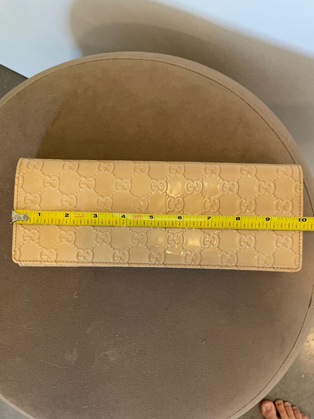 Gucci Guccissima Patent Leather Wallet w/ Dust Bag - Picture 7 of 10